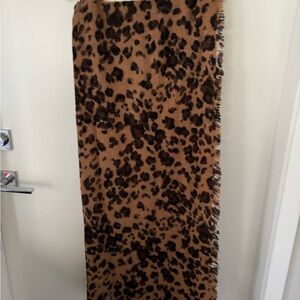 Leopard Print Women's Scarf